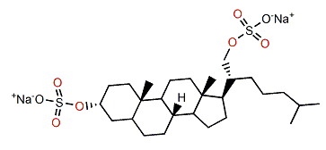5a-Cholestane-3a,21-diol 3,21-disulfate